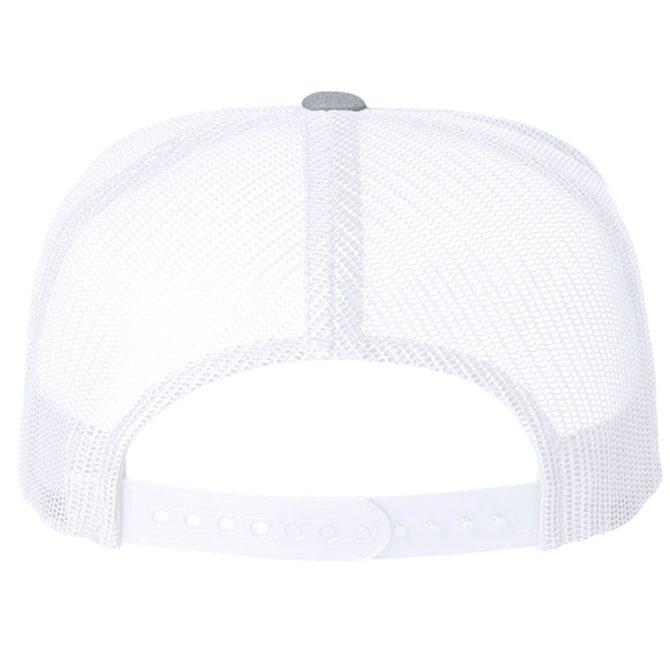 Heather Grey/ White - 6606 - BACK
